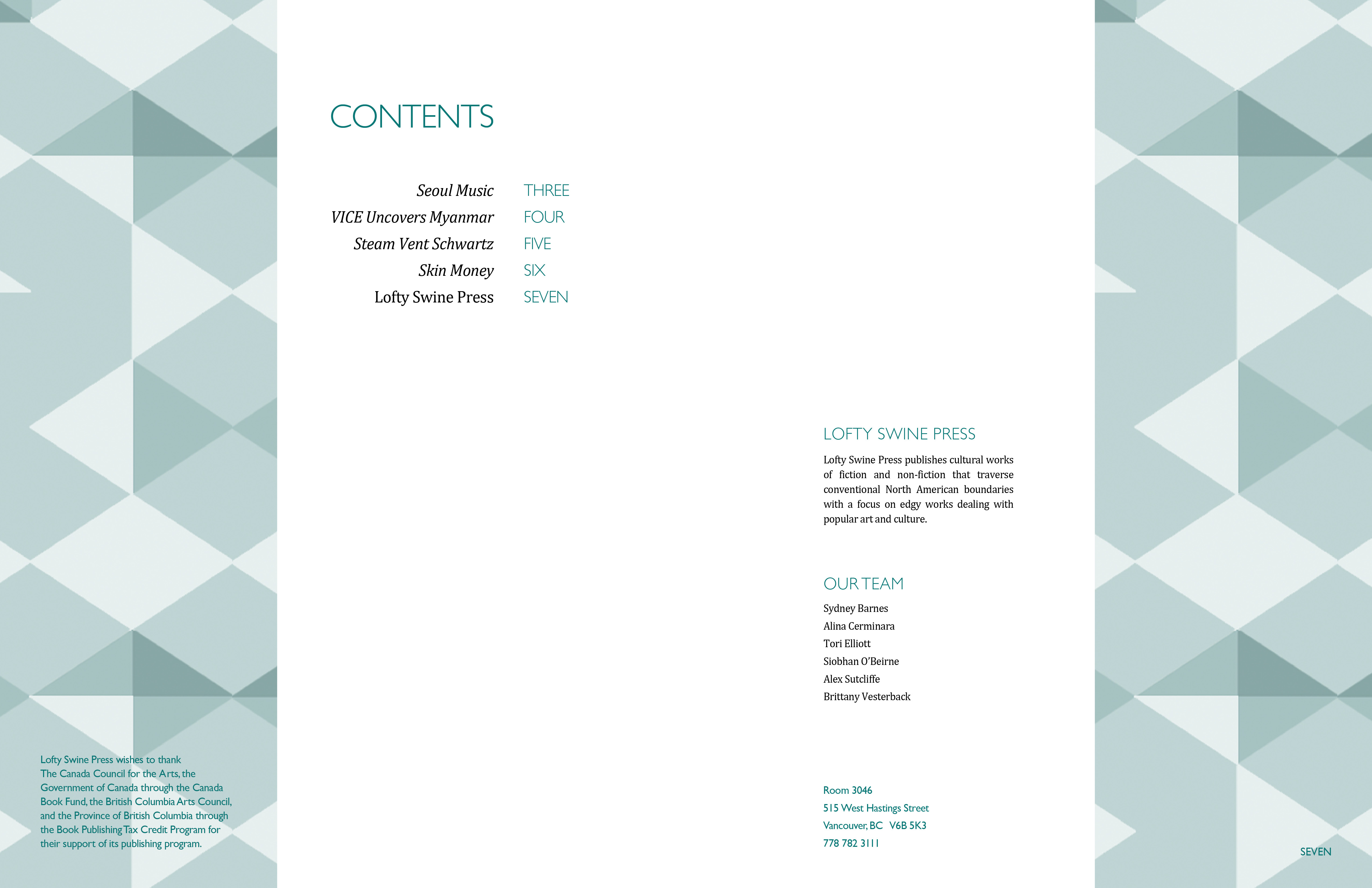 LSP Fall Catalogue Interior Covers