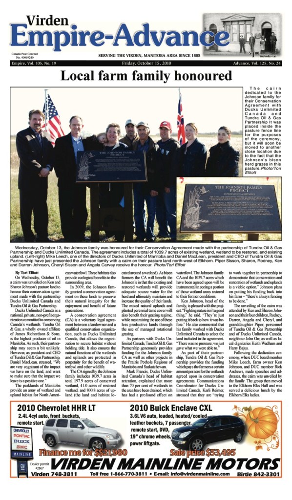 Farm Family Honoured